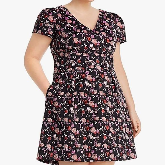 Women’s flower mini dress - Picture 1 of 5